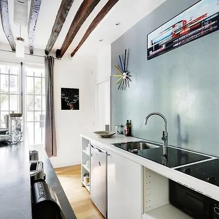 公寓 Charming Apartment-saintonge 巴黎